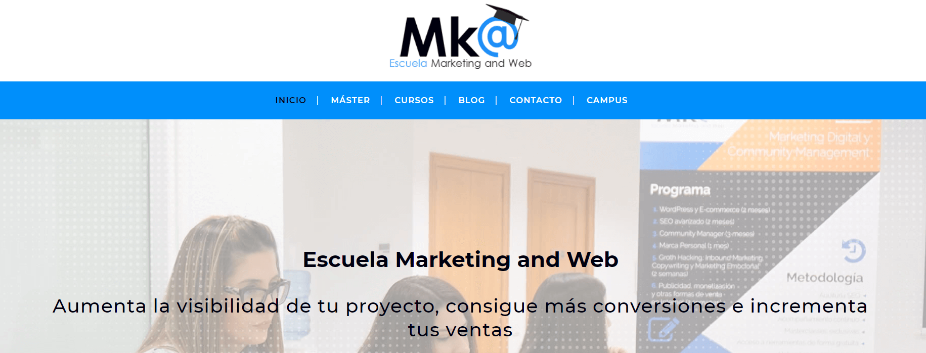 escuela marketing and web