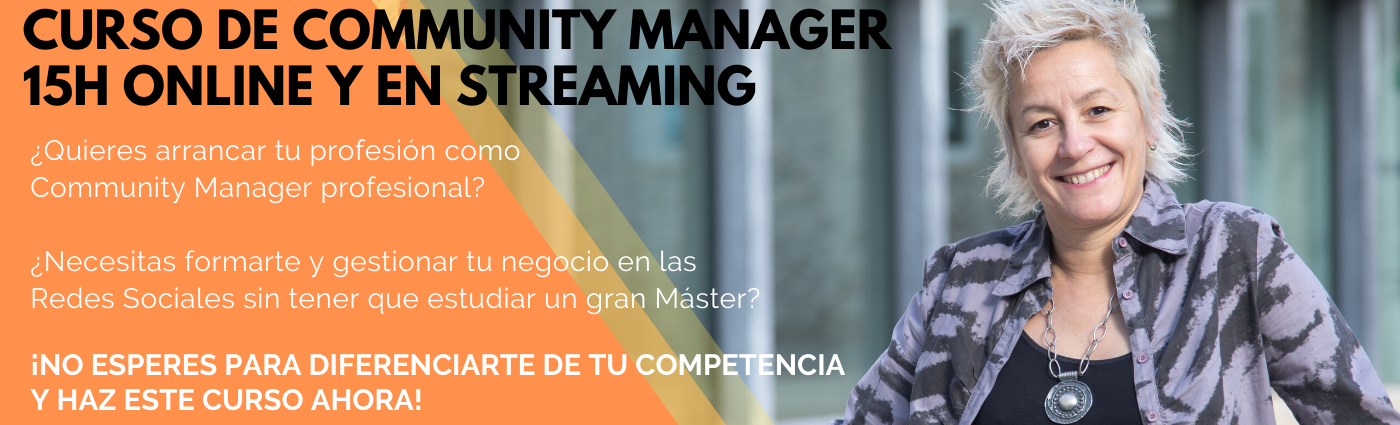 curso community manager online y streaming